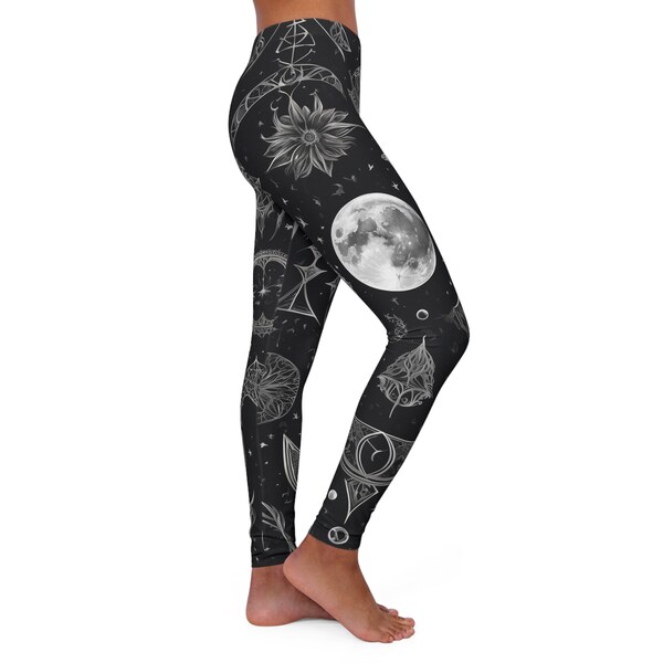 Moon Phase Leggings - Etsy