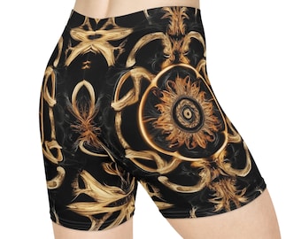 Women's Biker Shorts Dark Magic Booty Shorts