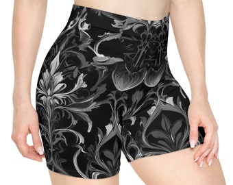 Short de motard pour femme Short gothique foncé au design fantastique