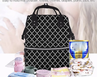 Multifunctional Mommy Backpack Diaper Bag Backpack