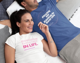 Father and Mother league of legends gaming inspired merchandise Unisex Jersey Short Sleeve Tee