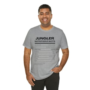 Jungler Udyr LoL-inspired apparel Summoner style Gaming fashion Champion-inspired tees Gaming merchandise LoL Unisex Jersey Short Sleeve Tee