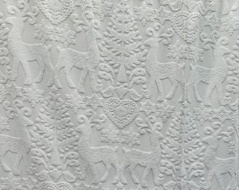Christmas Theme Velvet Fabric: Soft Polyester Upholstery Sewing Material