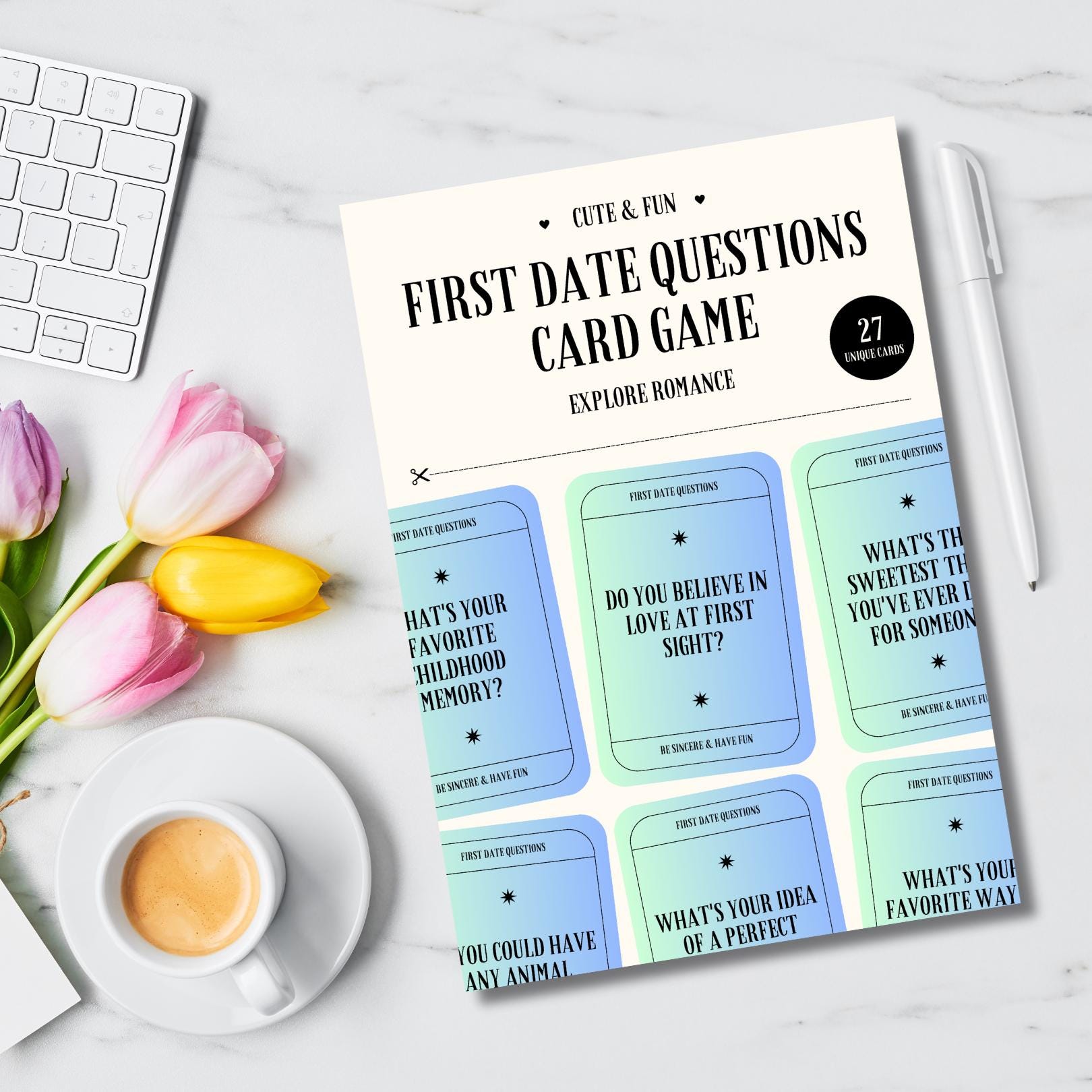 tonight's conversation cards - first dates edition Tonight's Conversation main image 1