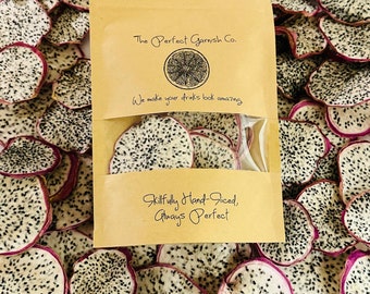 The Perfect Garnish Co. Dehydrated Dragon Fruit - Natural Fruit