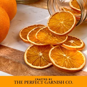 The Perfect Garnish Co. Dehydrated Orange Wheels - Natural Fruit