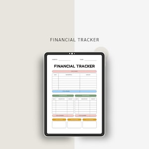 Planificador financiero/Planificador de presupuesto imprimible/Finanzas