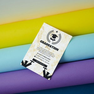 Graduation Invitation Template, Graduation Invitation, Modern Grad Invitation, Graduation Invite