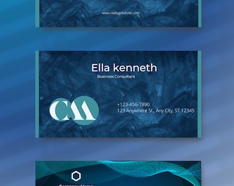 Business Card Template, Minimalist Business Cards, Chic Business Card, Elegant Business, Editable Business Card, Printable Business
