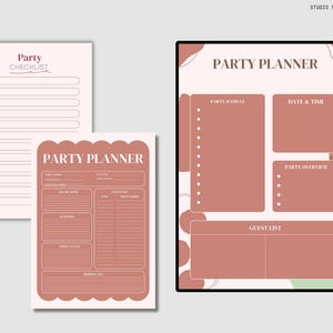 Ultimate Printable Party Planner | Event Organizer | Party Planning Template | Party Checklist & Budget Tracker | Instant Download