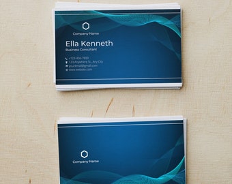 Business Card Template, Minimalist Business Cards, Chic Business Card, Elegant Business, Editable Business Card, Printable Business