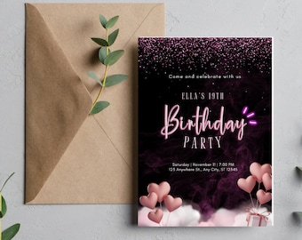 printable Birthday Party Invitation