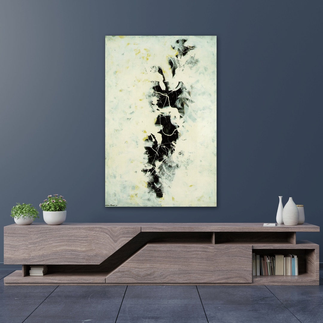 Jackson Pollock the Deep Canvas Print Famous Artist Prints Etsy
