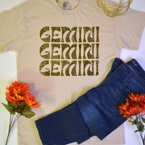 Beige Cheetah &quot;Gemini Shirt&quot;