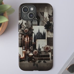 Elegant and Mysterious Gothic Tough Phone Case,Midevel and Victorian, Samsung Galaxy,Google Pixel,iPhone Case 13,14,15,ProMax,Pro Max,Mini