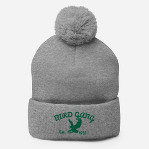 Philadelphia Eagles Beanie: &quot;Bird Gang&quot; Pom-Pom Knit Cap