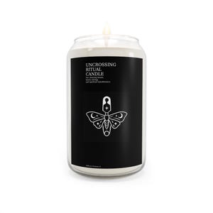 Scented Candle, 13 75oz - Uncrossing Ritual Candle for Clearing Hexes and Heavy Energy, Spiritual Cleansing Meditation Candle
