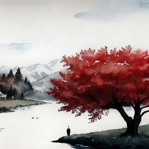 Cherry Blossom 24  |  Downloadable JPEG Watercolor Print