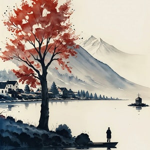 Cherry Blossom 30  |  Downloadable JPEG Watercolor Print