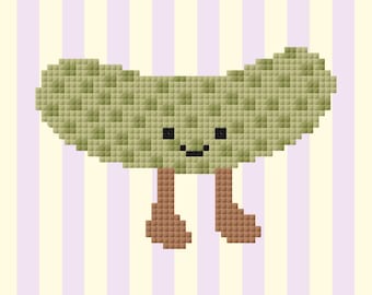 Amuseable Pickle Needlepoint Chart - 13 count - Digital Download