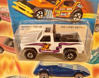 UNOPENED Box. Hot Wheels Vintage Real Riders Dodge D-50 White