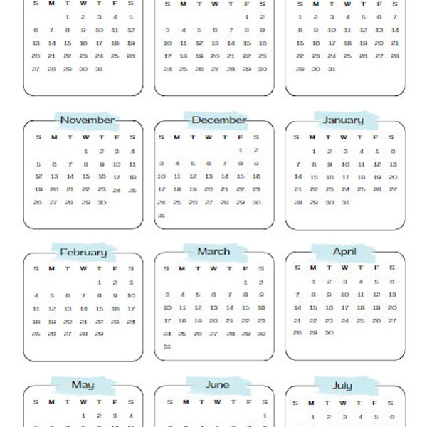 Academic Calendar Template: Printable and Editable