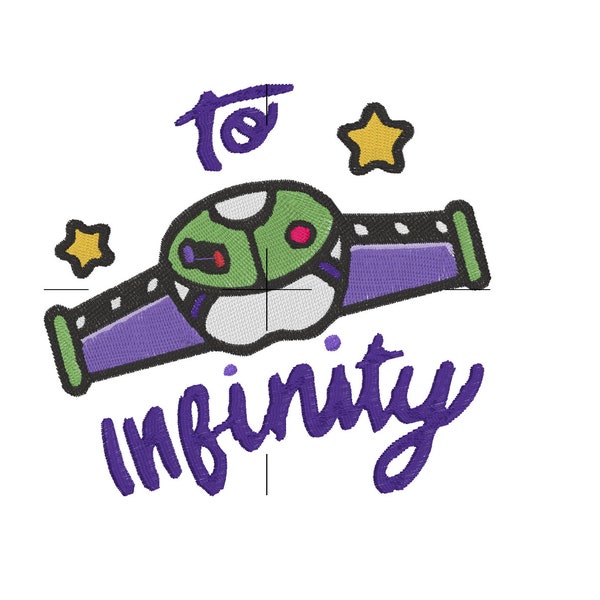 Buzz To Infinity Instant Download Embroidery File