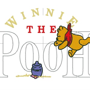 Winnie the Pooh Instant Download Embroidery File
