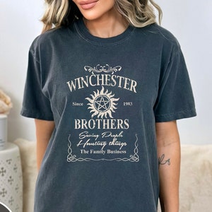 Supernatural Shirt, Dean Winchester Shirt For Women Trendy, Supernatural Gifts Supernatural Merch Supernatural SPN Dean Sam Winchester Shirt