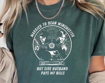 Women's Funny Supernatural Shirt, Comfort Colors Supernatural Tshirt, Dean Sam Winchester Brothers, Supernatural Merch, Supernatural Gifts