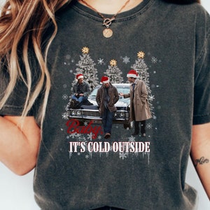Comfort Colors Supernatural Shirt, Supernatural Christmas Tshirt, Supernatural Gifts, Supernatural Merch, Winchester Brothers Tee