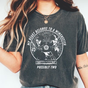 Supernatural Shirt For Women Trendy, Supernatural Merch For Fandom, Supernatural Gifts For Her,  Supernatural Winchester Brothers Tshirt