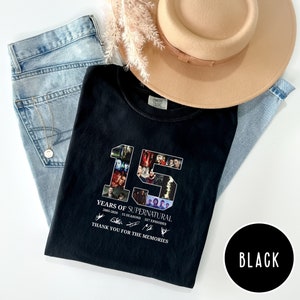 Comfort Colors Supernatural Shirt For Women Trendy,  Custom Tribute Supernatural Dean Shirts For Women, Super Natural gifts SPN Castiel,
