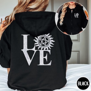 Supernatural Shirt, Dean Winchester Sam Winchester, Supernatural Gifts, Supernatural Merch, Supernatural Hoodie For Women Trendy, Gifts