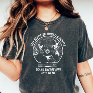 Comfort Colors  Shirts For Women Trendy, Supernatural Dean Winchester Shirts, Funny Women&#39;s Tshirt, Supernatural TV Show, Supernatural Gifts
