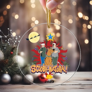 Acrylic Gift Ornament Scooby-Natural Supernatural Gift Dean Winchester Supernatural Merch Supernatural Ornament Father Gift Supernatural