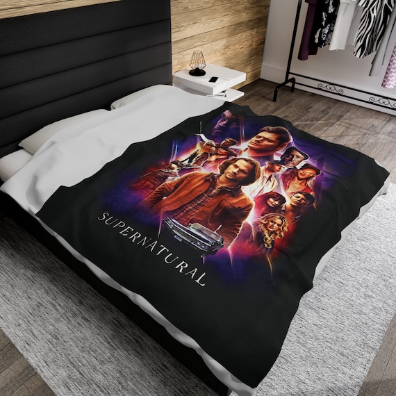 Supernatural fleece blanket hotsell