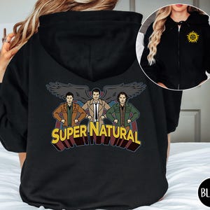 Supernatural Long Sleeved Shirt, Supernatural Gifts For Supernatural Fans Sam And Dean Winchester Hoodie Supernatural Merch Dean