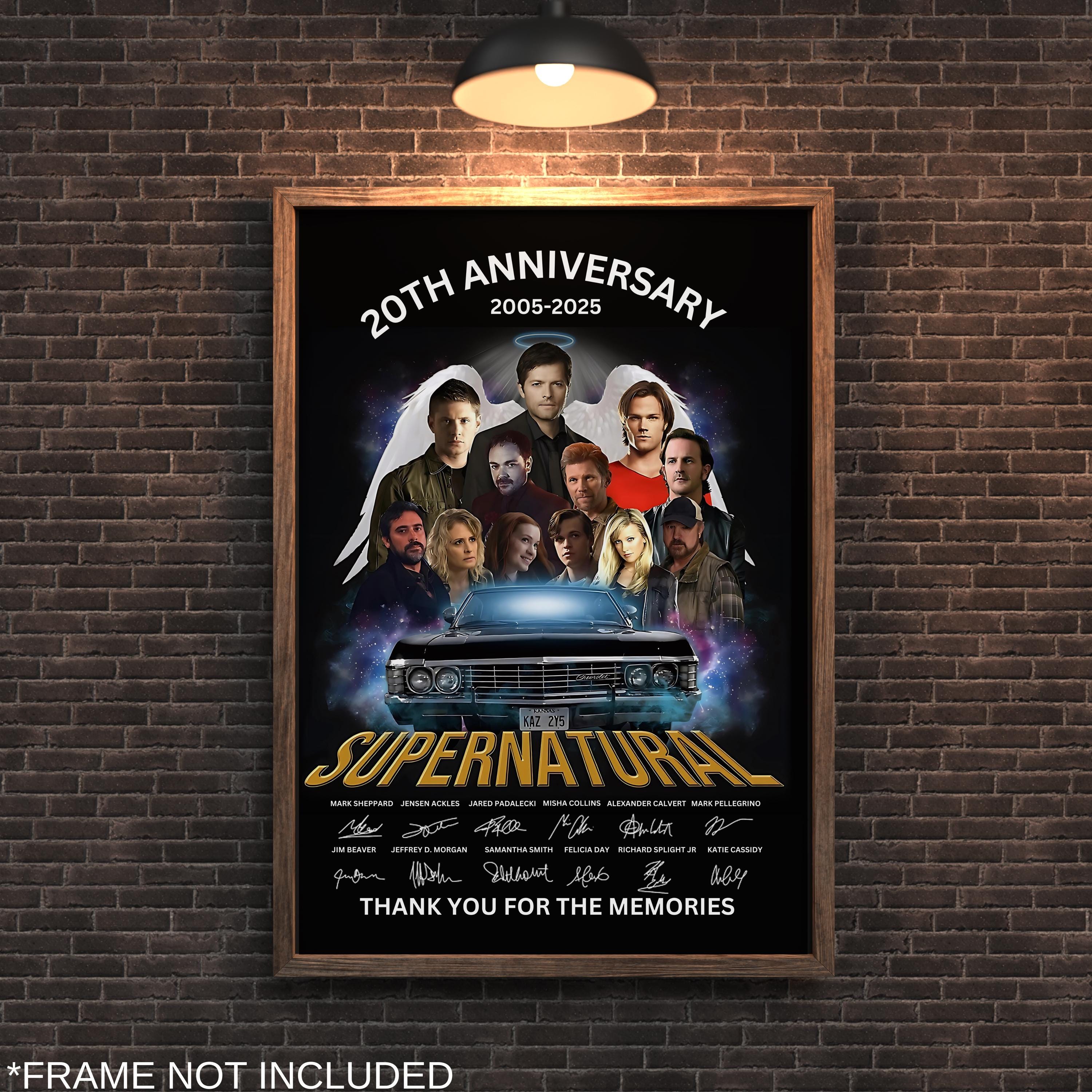 Supernatural 20th Anniversary Signature Poster, Matte