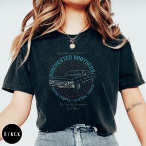 Comfort Colors Supernatural Shirt, Supernatural Merch, Supernatural Gifts,Dean Winchester Sam Winchester, Jensen Ackles Gifts for her