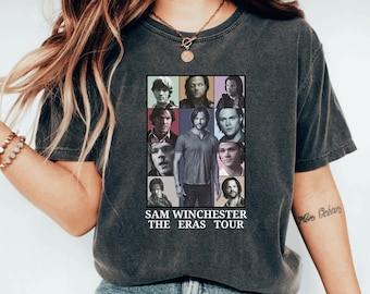 The Eras Tour Sam Winchester Shirt, Comfort Colors TShirt, Supernatural Gifts, SPN, Winchester ShirtSupernaturals Gift, Supernatural Shirt,