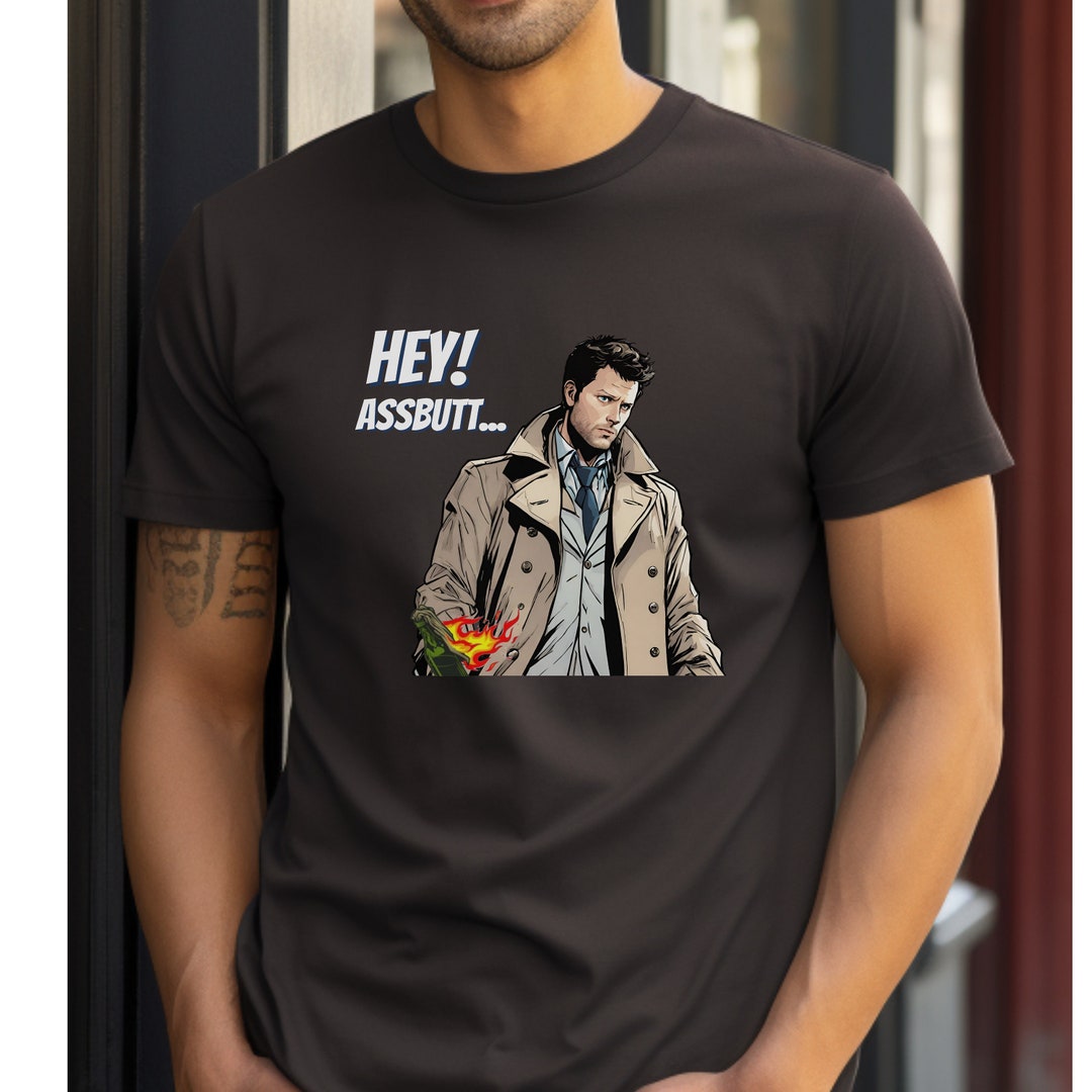 Hey ---butt Castiel Supernatural Shirt, Supernatural Shirt ...