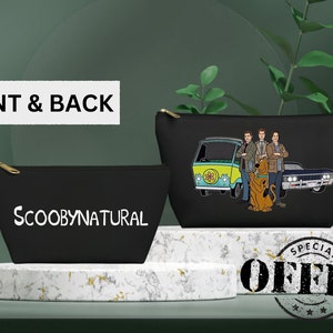Supernatural Accessory Pouch, Supernatural Travel Bag, Supernatural Gifts, Supernatural Merch, Dean Winchester, Sam Winchester, Gifts SPN