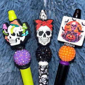 Halloween Beaded Pens | Spooky Pens