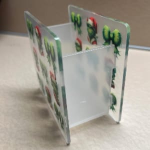 Acrylic Pen Holder: Desk Organizer, Pencil Box