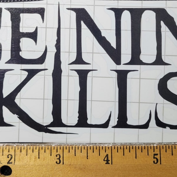 Ice Nine Kills Vinyl Decal For Car-Available in Black or White