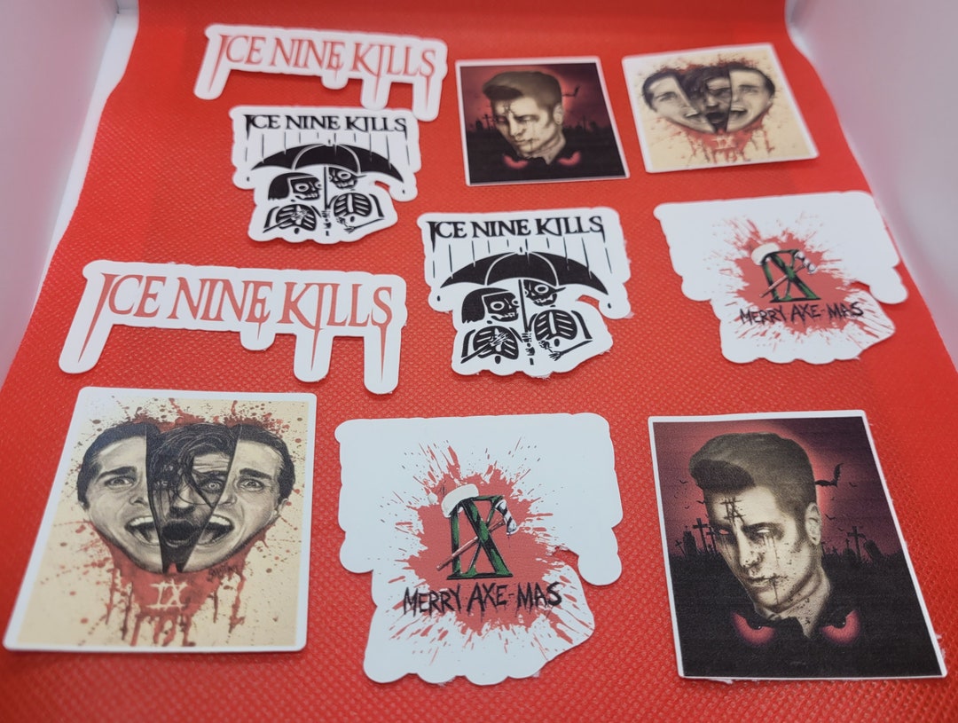 Ice Nine Kills Stickers Set 10 Stickers Spencer Charnas Etsy