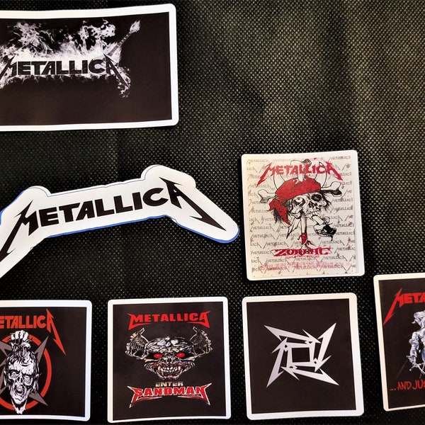 Metallica Stickers - Etsy