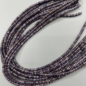 4/5/6mm Extremely High Quality Wampum Shell Heishi 16inch