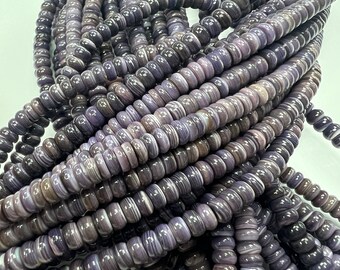 5mm Extremely Higher Grade Wampum Rondelle Bead